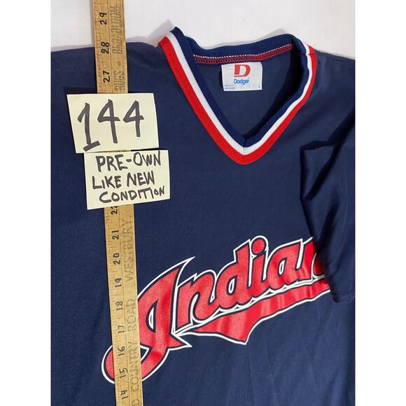 Vintage Cleveland Indians 1995 American League  T-Shirt Size Large 21x28 USA - Picture 4 of 10